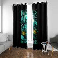Witch Skull Window Curtain Into Darkness To Lose Our Mind And Find Our Souls - Wonder Print Shop