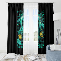 Witch Skull Window Curtain Into Darkness To Lose Our Mind And Find Our Souls - Wonder Print Shop