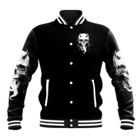Devil Skull Baseball Jacket It's Not How Crazy Iam But Enjoy It Make Me Dangerous - Wonder Print Shop
