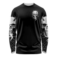 Devil Skull Long Sleeve Shirt It's Not How Crazy Iam But Enjoy It Make Me Dangerous - Wonder Print Shop