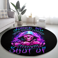 fire-skull-round-carpet-judge-me-when-youre-perfect-otherwise-shut-up