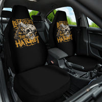 Axe Skull Car Seat Cover Let's Bury The Hatchet - Wonder Print Shop
