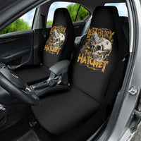 Axe Skull Car Seat Cover Let's Bury The Hatchet - Wonder Print Shop