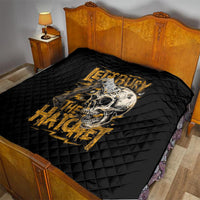 Axe Skull Quilt Let's Bury The Hatchet - Wonder Print Shop