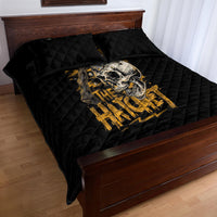Axe Skull Quilt Bed Set Let's Bury The Hatchet - Wonder Print Shop