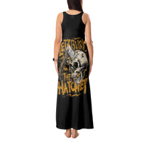 Twin Skull Tank Maxi Dress Don't Try To Figure Me Out I'm A Special - Wonder Print Shop