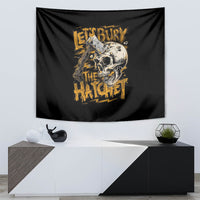 Axe Skull Tapestry Let's Bury The Hatchet - Wonder Print Shop