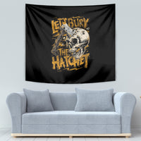 Axe Skull Tapestry Let's Bury The Hatchet - Wonder Print Shop