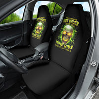 Thunder Skull Car Seat Cover My Demon Hide Inside My Head - Wonder Print Shop