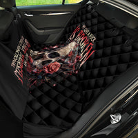Rose Skull Back Car Seat Cover My Give A Fuck Is Broken But My Go Fuck Yourself Is Functional - Wonder Print Shop