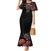 Zombie Skull Mermaid Dress I Never Alone My Demon With Me 24/7 - Wonder Print Shop