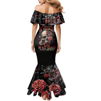 Zombie Skull Mermaid Dress I Never Alone My Demon With Me 24/7 - Wonder Print Shop