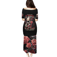 Zombie Skull Puletasi I Never Alone My Demon With Me 24/7 - Wonder Print Shop