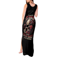 Zombie Skull Tank Maxi Dress I Never Alone My Demon With Me 24/7 - Wonder Print Shop