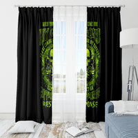 Gun Skull Window Curtain When You Come For My Gun Expect An Appropriate Response - Wonder Print Shop
