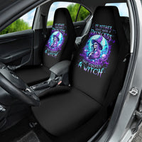 Witch Skull Car Seat Cover My Mother Didn't Raise A Princess She Trained A Witch - Wonder Print Shop
