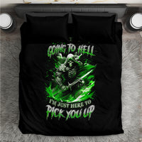 Warrior Skull Bedding Set Of Course I'm Going To Hell Just Pick You Up - Wonder Print Shop