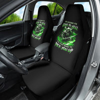 Warrior Skull Car Seat Cover Of Course I'm Going To Hell Just Pick You Up - Wonder Print Shop
