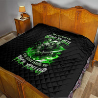 Warrior Skull Quilt Of Course I'm Going To Hell Just Pick You Up - Wonder Print Shop