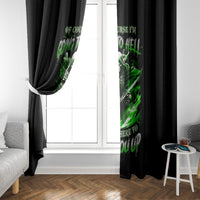 Warrior Skull Window Curtain Of Course I'm Going To Hell Just Pick You Up - Wonder Print Shop