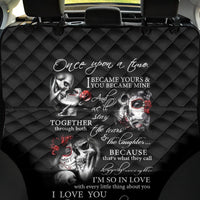 Love Skull Back Car Seat Cover Once Upon A Time I Love You Forever And Always - Wonder Print Shop