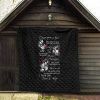 Love Skull Quilt Once Upon A Time I Love You Forever And Always - Wonder Print Shop