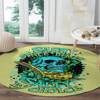 turtle-skull-round-carpet-sassy-since-birth-salty-by-choice
