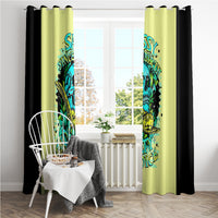 Turtle Skull Window Curtain Sassy Since Birth Salty By Choice - Wonder Print Shop