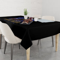 Skull Reaper Tablecloth The Devil Whispered To Me I Whisper Back Bring Beer - Wonder Print Shop