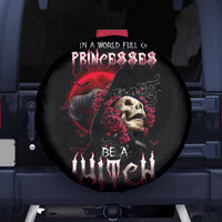 Witch Skull Spare Tire Cover In A World Full Of Princess Be A Witch - Wonder Print Shop