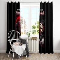 Witch Skull Window Curtain In A World Full Of Princess Be A Witch - Wonder Print Shop