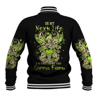 Tinker Fairy Skull Baseball Jacket My Next Life I Want To Be Karma Fairy - Wonder Print Shop