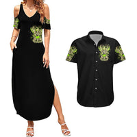 Tinker Fairy Skull Couples Matching Summer Maxi Dress and Hawaiian Shirt My Next Life I Want To Be Karma Fairy - Wonder Print Shop