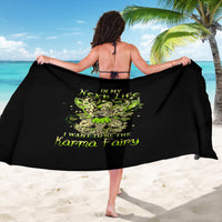 Tinker Fairy Skull Sarong My Next Life I Want To Be Karma Fairy - Wonder Print Shop