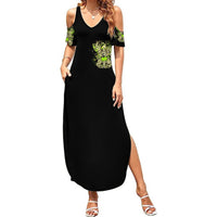 Tinker Fairy Skull Summer Maxi Dress My Next Life I Want To Be Karma Fairy - Wonder Print Shop