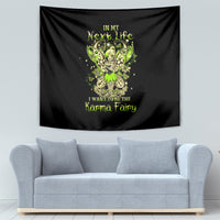 Tinker Fairy Skull Tapestry My Next Life I Want To Be Karma Fairy - Wonder Print Shop