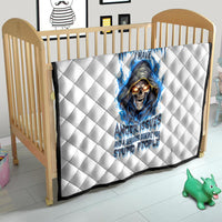 Death Skull Quilt Walk Away I Have Anger Issues And Dislike For Stupod People - Wonder Print Shop