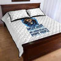 Death Skull Quilt Bed Set Walk Away I Have Anger Issues And Dislike For Stupod People - Wonder Print Shop