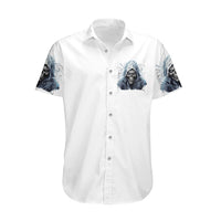 Death Skull Hawaiian Shirt When I'm Good I God's Son But When I'm Bad I'm Devil's Dad - Wonder Print Shop