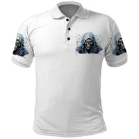 Death Skull Polo Shirt When I'm Good I God's Son But When I'm Bad I'm Devil's Dad - Wonder Print Shop