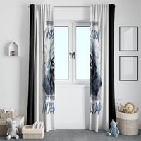 Death Skull Window Curtain When I'm Good I God's Son But When I'm Bad I'm Devil's Dad - Wonder Print Shop