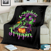 pumpkin-witch-skull-blanket-witches-be-trippin