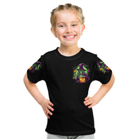 Pumpkin Witch Skull Kid T Shirt Witches Be Trippin - Wonder Print Shop