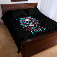 Butterfly Skull Quilt Bed Set Yes I'm Bitch But Not Your - Wonder Print Shop