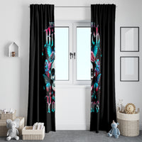 Butterfly Skull Window Curtain Yes I'm Bitch But Not Your - Wonder Print Shop