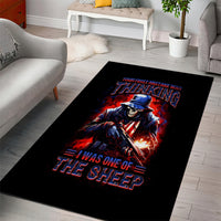 Soldier Skull Area Rug Your First Mistake Was Thinking I Was One Of The Sheep - Wonder Print Shop