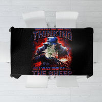 Soldier Skull Tablecloth Your First Mistake Was Thinking I Was One Of The Sheep - Wonder Print Shop