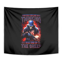 Soldier Skull Tapestry Your First Mistake Was Thinking I Was One Of The Sheep - Wonder Print Shop
