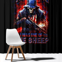 Soldier Skull Window Curtain Your First Mistake Was Thinking I Was One Of The Sheep - Wonder Print Shop