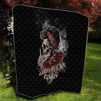 Girl Skull Quilt Zero Fucking Given - Wonder Print Shop